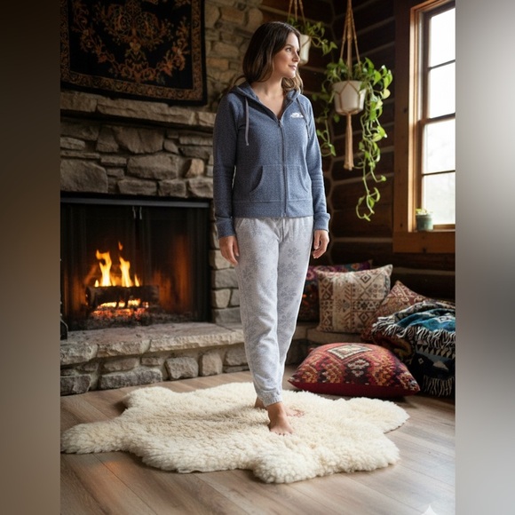 Roots Hoodie joggers zipup sweater snowflake sweat pants outfit - Picture 3 of 16